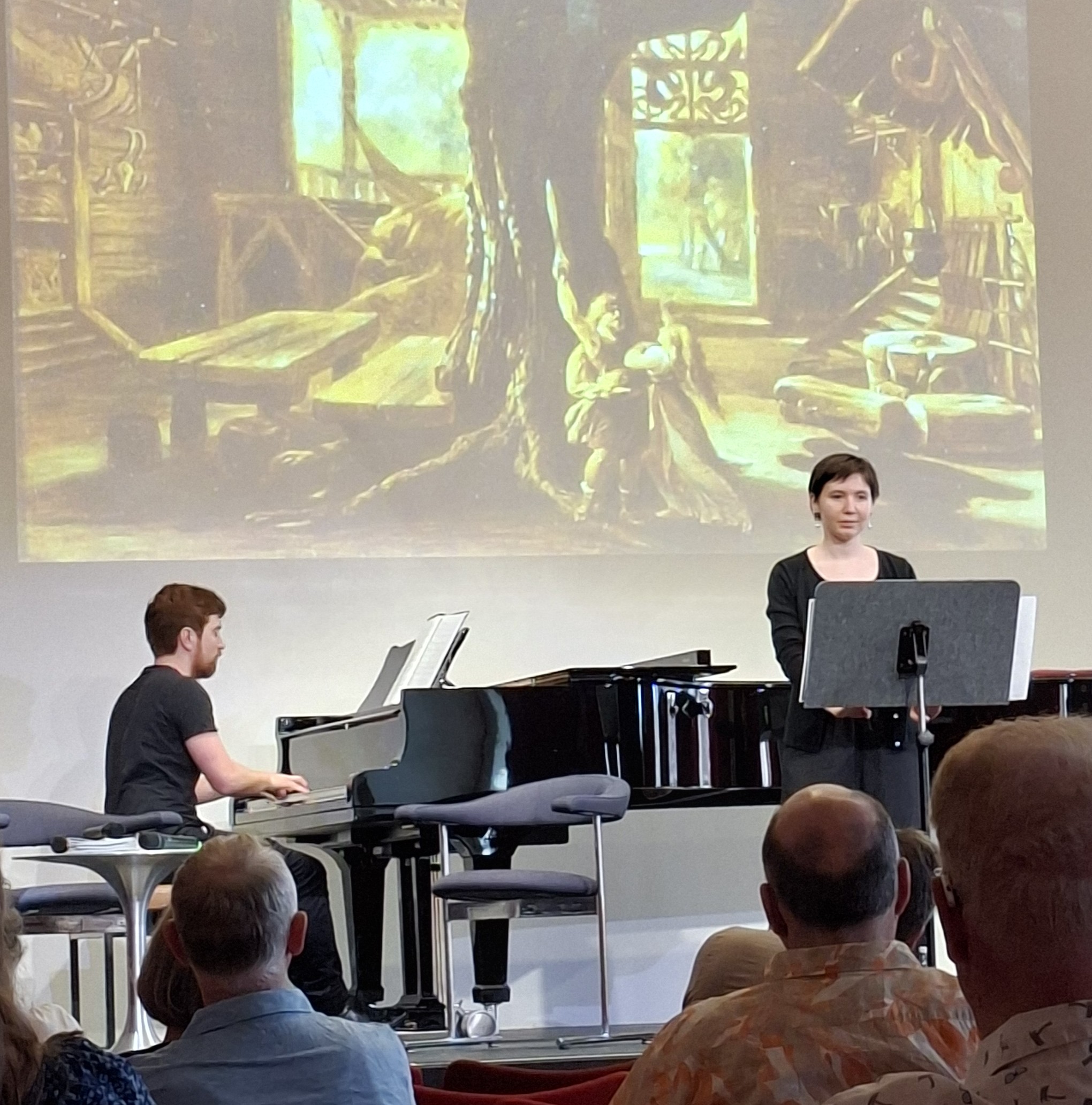 Lecture-Performance zum Thema Wagnergesang