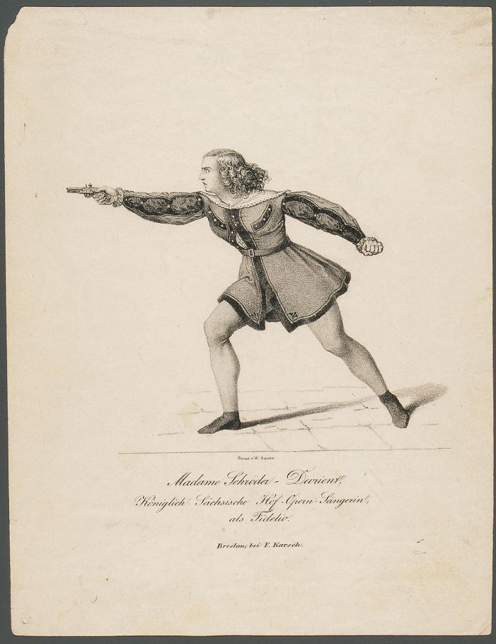 Wilhelmine Schröder-Devrient als Leonore/Fidelio